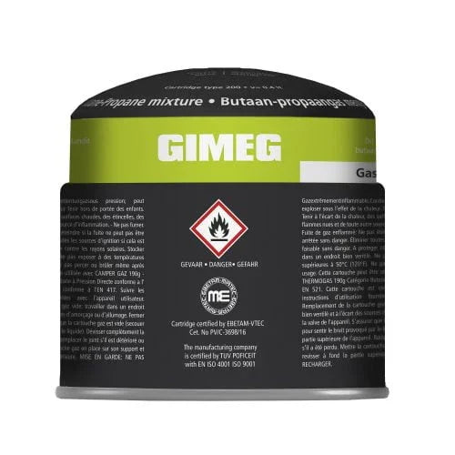 Butaan Gas Flesje 190 Gram - Shisha Smaak