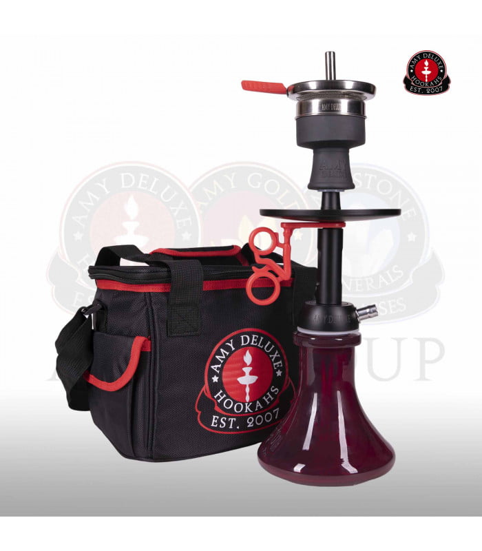 Amy Deluxe 116.03 Alu Mini Bag Zwart - Shisha Smaak