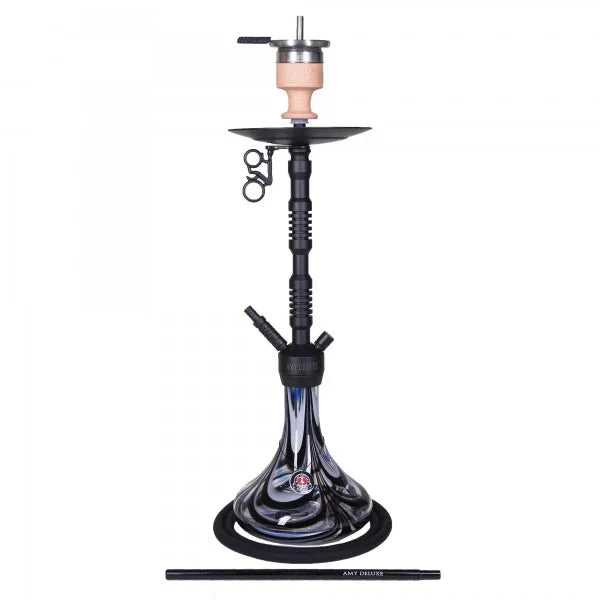 Amy Deluxe 073.01 Waterpijp – Complete Shisha Set van Hoogwaardig Glas en RVS - Shisha Smaak