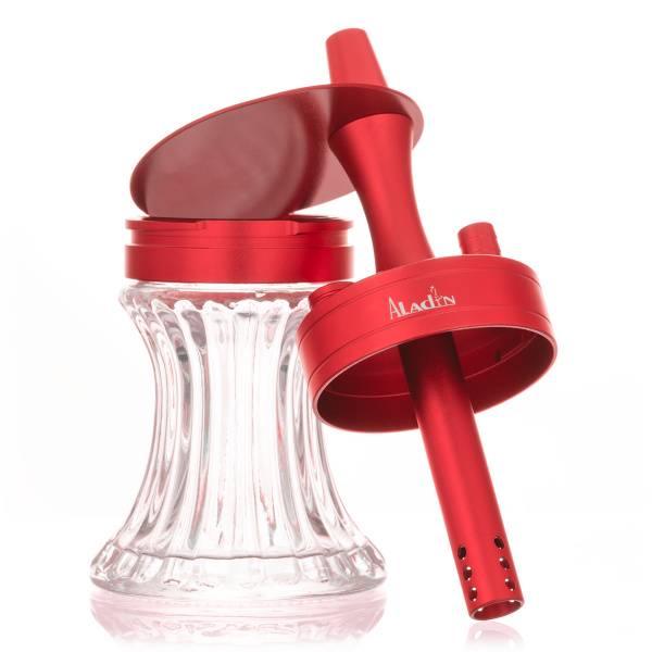 Aladin 2 Go Alu Tas Rood - Shisha Smaak