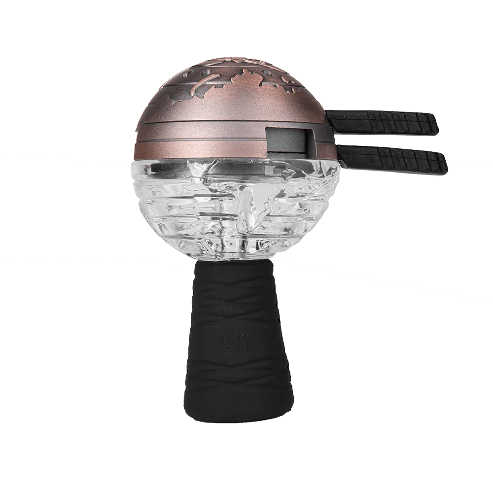 Amy Deluxe Globe Glassi Set Bronze - Shisha Smaak