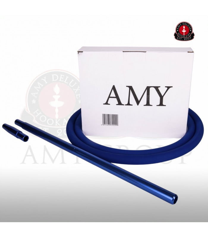 Amy Deluxe Set Siliconen Slang & Aluminium Mondstuk - Shisha Smaak