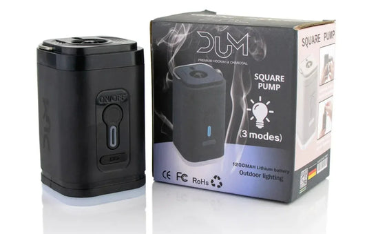 DUM Square Waterpijp Pump - Elektrische Shisha Pomp - Shisha Smaak