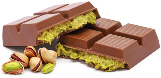 Dubai Chocolade XXL - 70% Pistache & Knafeh - 210 Gram - Extra Crunchy Dubai Reep - EXTRA GEVULD - PURE Chocola - Shisha Smaak