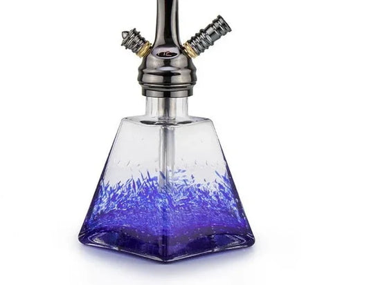 H2 Waterpijp Vaas 038 We Can Do It Blauw - Shisha Smaak