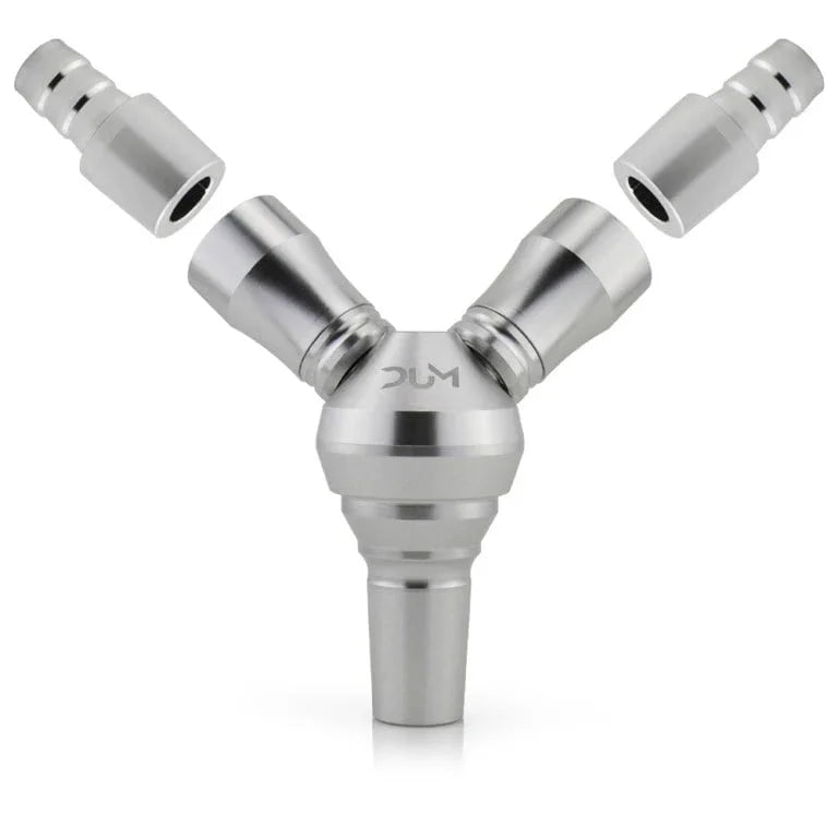Dum 2Gether Waterpijp Slang Duo Adapter - Shisha Smaak