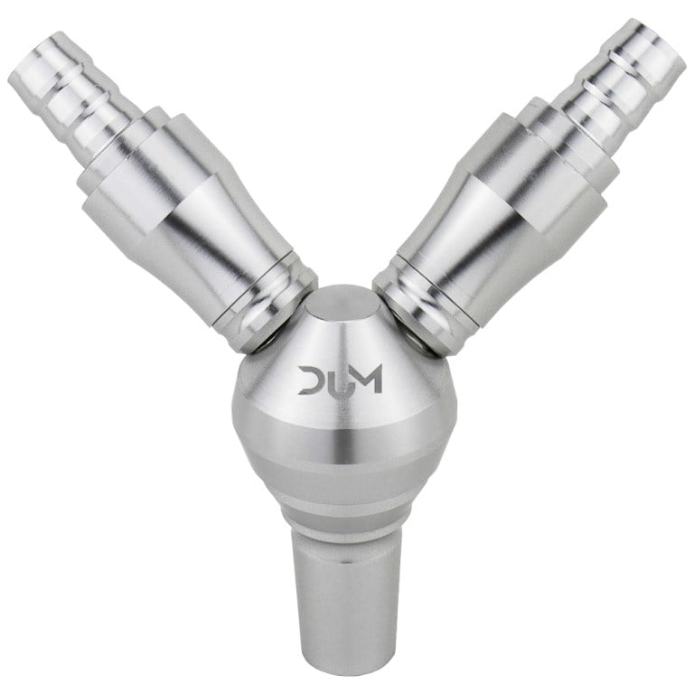 Dum 2Gether Waterpijp Slang Duo Adapter - Shisha Smaak