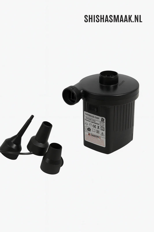 Elektrische Luchtpomp – Compacte Pomp met Muurstekker en Opzetstukken - Shisha Smaak
