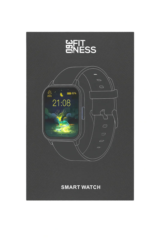 Fitness 360 Smartwatch – Gezondheidstracker & Sporthorloge met 24/7 Monitoring - Shisha Smaak