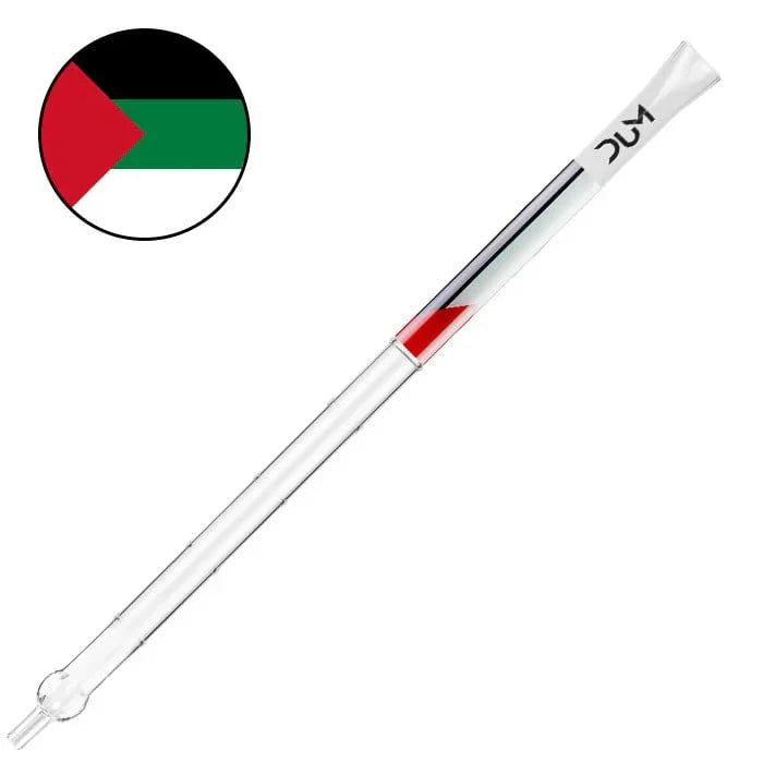 Palestina Glazen Mondstuk XXL Handvat - Shisha Smaak