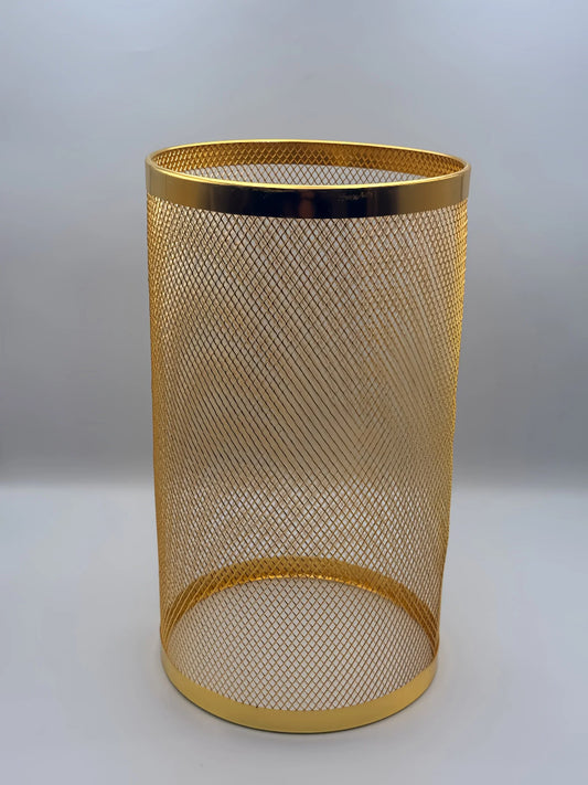 Grote Gouden Shisha Windvanger – Net Vorm IJzeren Windscherm - Shisha Smaak