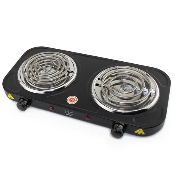 H2 Dubbel Plaat Kolenbrander 2500 Watt - Shisha Smaak