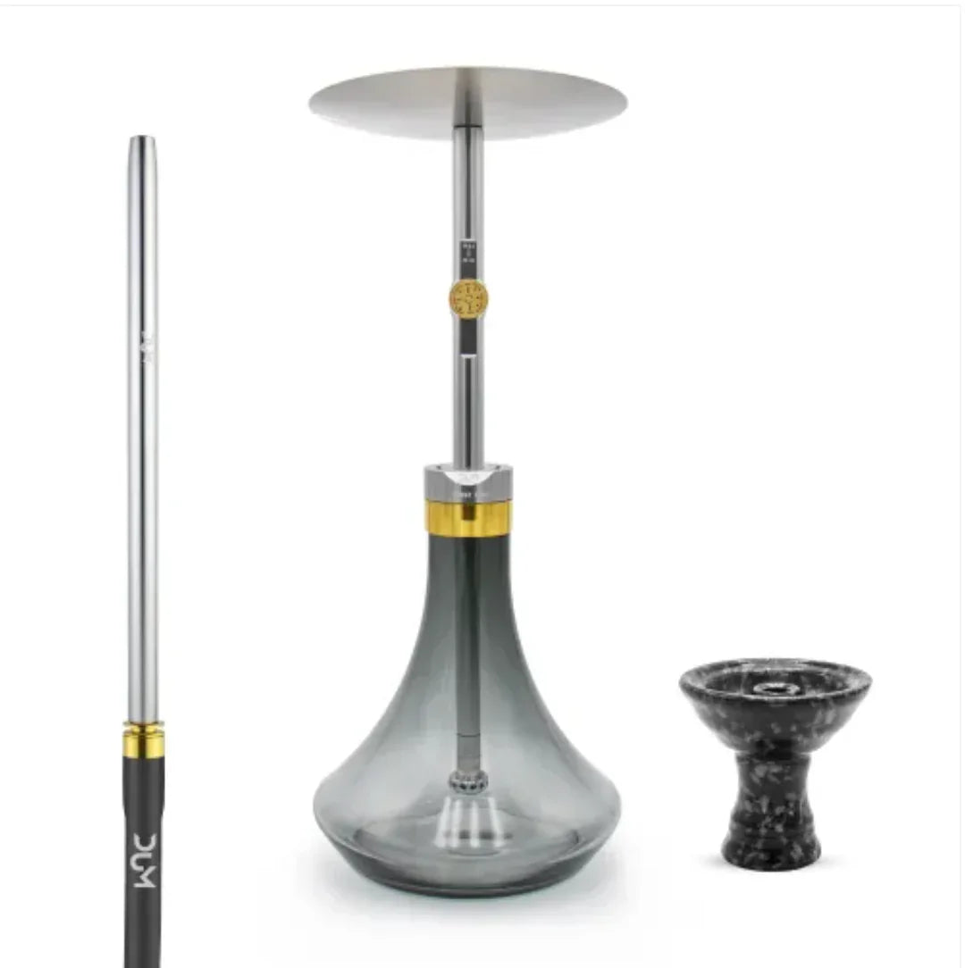 DUM Boost L D01 – Grote Waterpijp met Industrieel Design & Krachtige Rookontwikkeling - Shisha Smaak