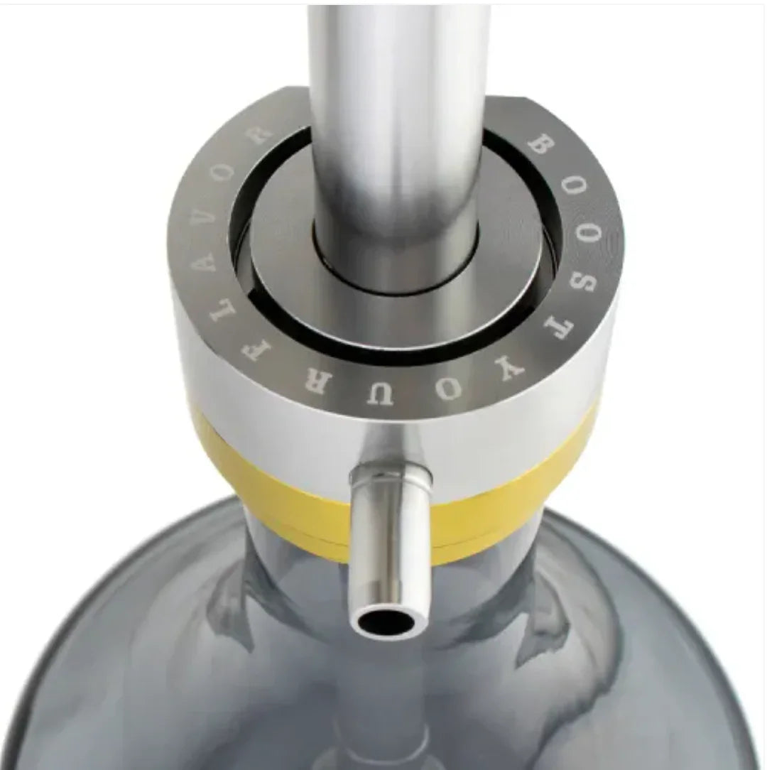 DUM Boost L D01 Roze – Grote Waterpijp met Industrieel Design & Roze Kleuraccenten - Shisha Smaak