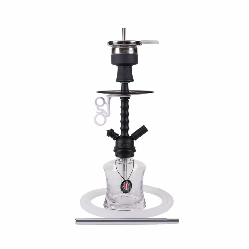 Amy Deluxe 124.03 Waterpijp – Luxe Shisha Set van Glas en Aluminium