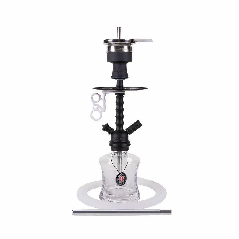 Amy Deluxe 124.03 Waterpijp – Luxe Shisha Set van Glas en Aluminium - Shisha Smaak