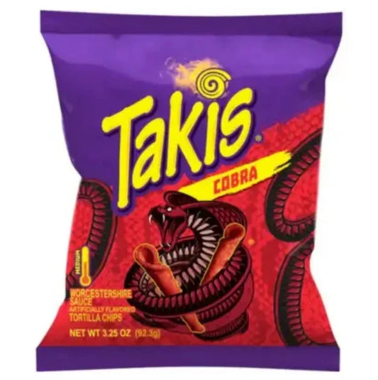 Takis Cobra USA 90g – Heetste Amerikaanse Chips met Pikante Smaak - Shisha Smaak