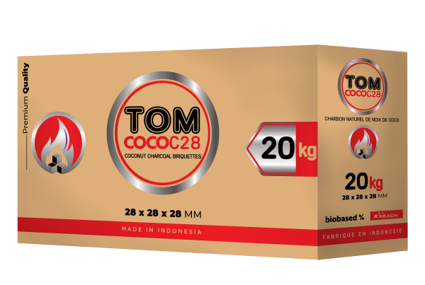Tom Coco C28 Kolen 20 KG - Shisha Smaak