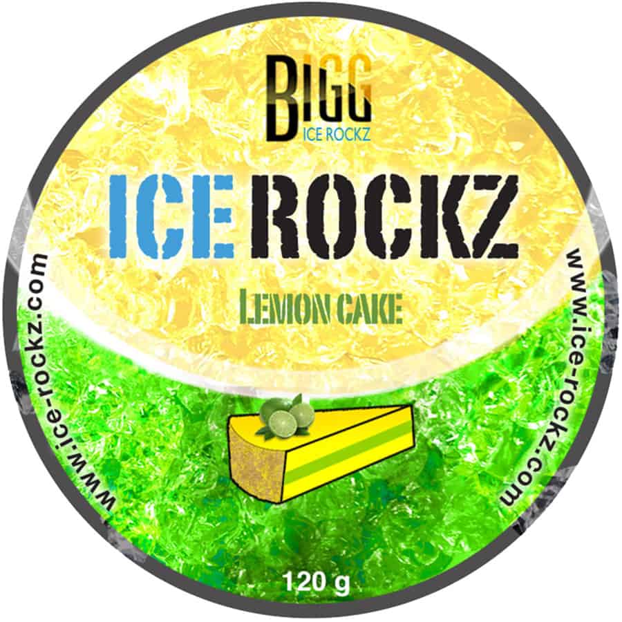 Aladin Bigg Ice Rockz Lemon Cake 120 g – shisha steam stones voor rookvrije waterpijp