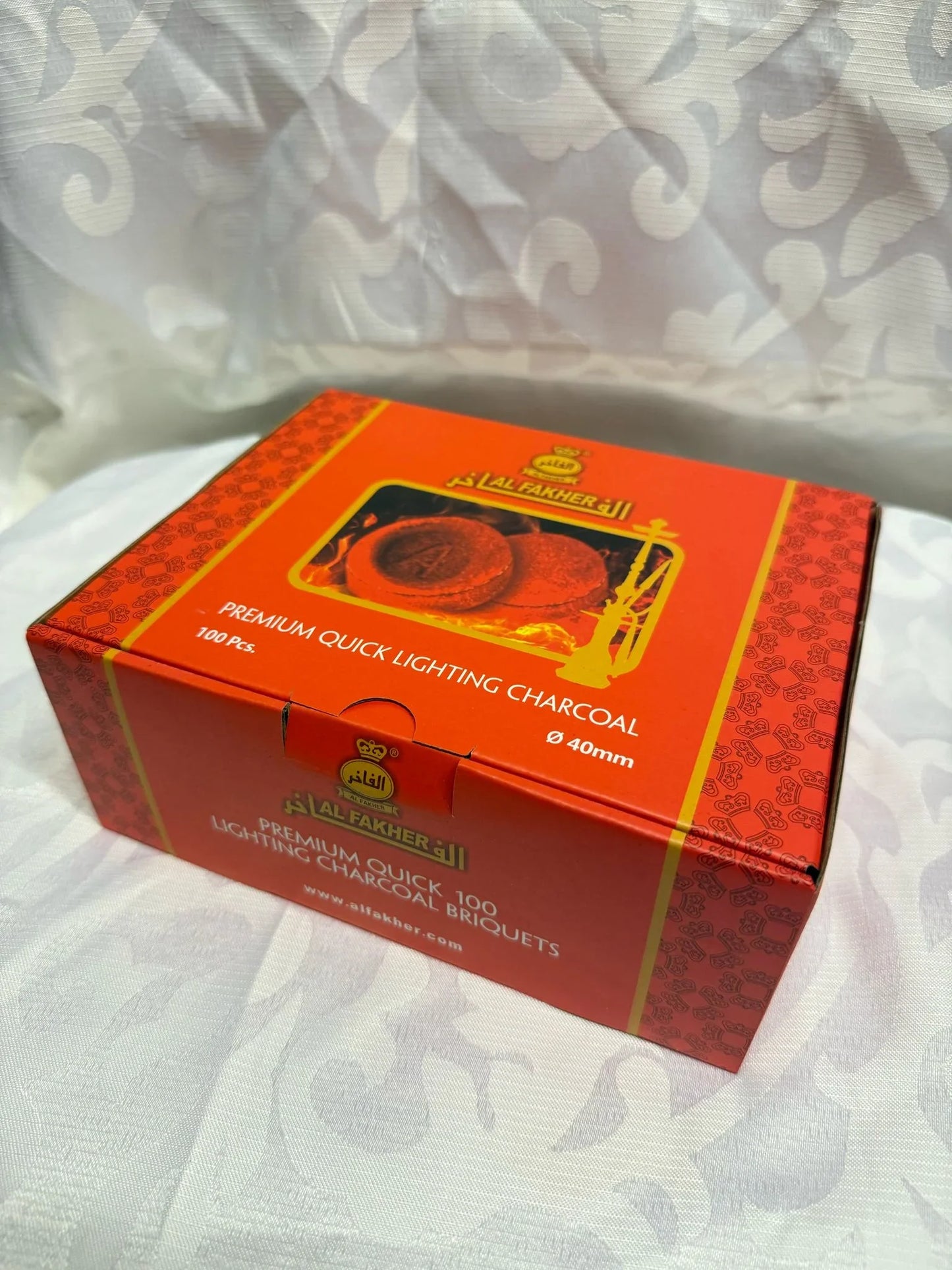 Al Fakher Easy Light Houtskool – 40mm – 10 Stuks - Shisha Smaak