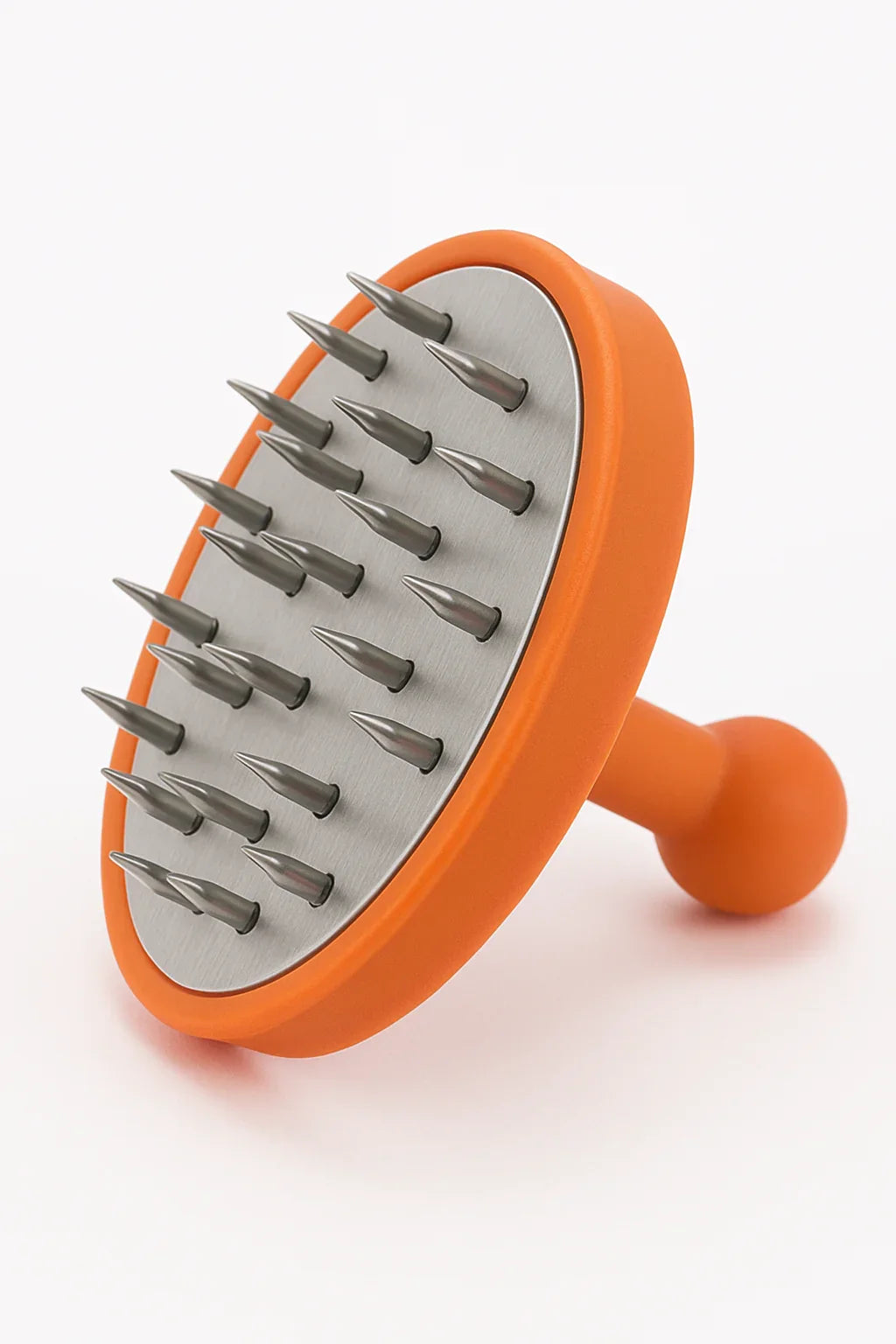 Oranje Ronde Aluminium Gatenprikker – Duurzaam Shisha Accessoire - Shisha Smaak