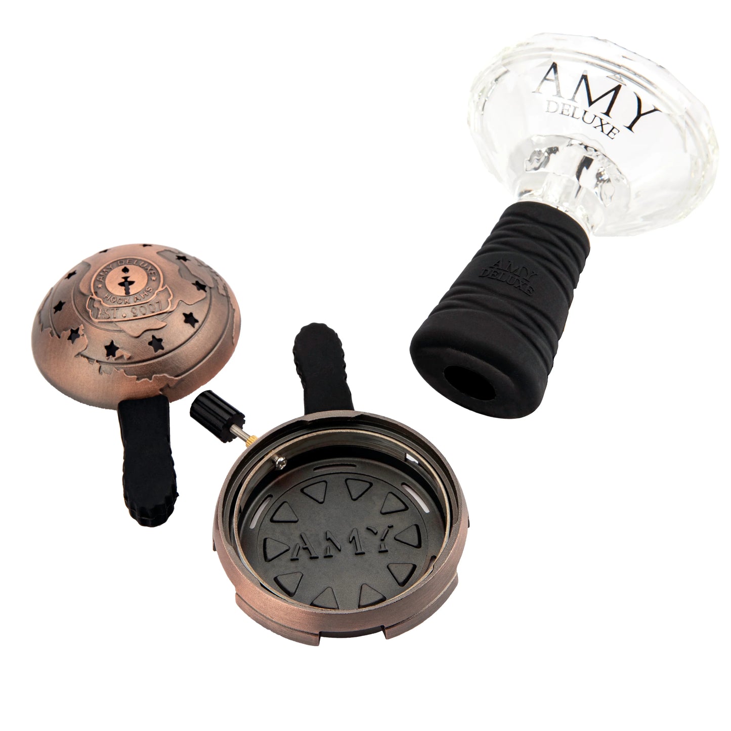 Amy Deluxe New Age Globe Set Waterpijp Kop - Shisha Smaak