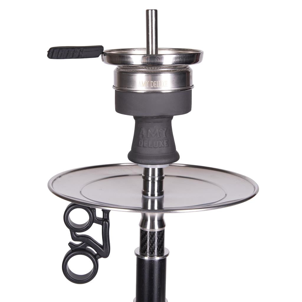 amy deluxe ss26.02 bruin shisha 60cm met afneembare diffusor en volledige accessoireset