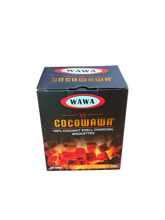 Coco Wawa Waterpijp Kolen 1KG – Premium Kokosbriketten voor Langdurig Gebruik - Shisha Smaak
