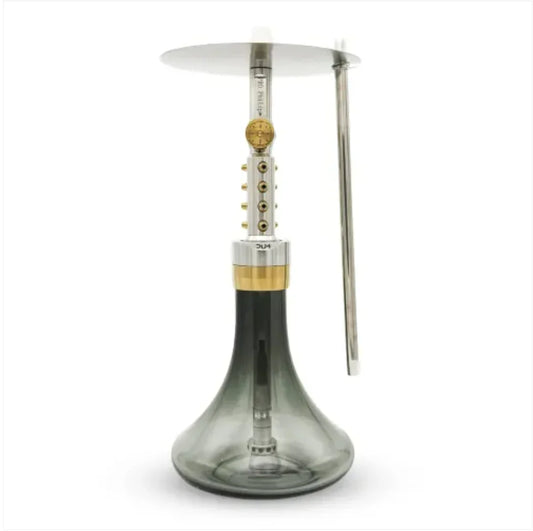 DUM Pro Phillip Golden Flame – Luxe Waterpijp met Goudkleurig Design & Stabiele Rookprestaties - Shisha Smaak