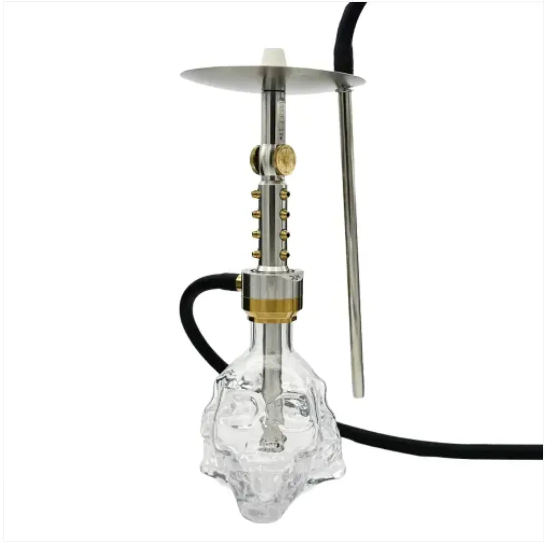 DUM Phillip P Golden Frame – Luxe Waterpijp met Gouden Frame & Stijlvol Design - Shisha Smaak