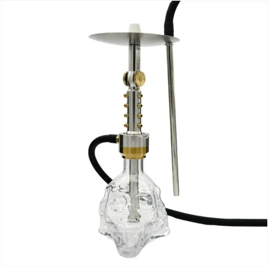 DUM Phillip P Golden Frame – Luxe Waterpijp met Gouden Frame & Stijlvol Design - Shisha Smaak