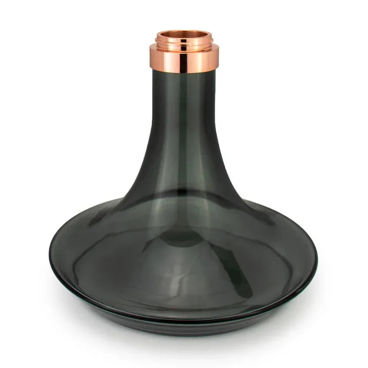 Dum SS71 Big Buffer Gold waterpijp met Hot Screen en slang