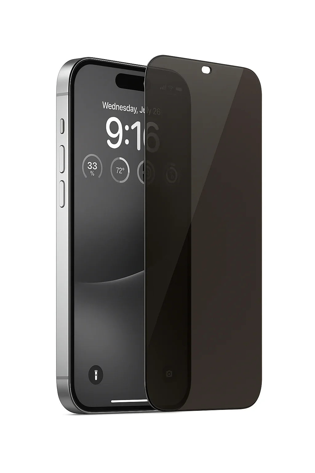 iPhone 15 Privacy Screen Protector – Gehard Glas Anti-Kijk Bescherming - Shisha Smaak