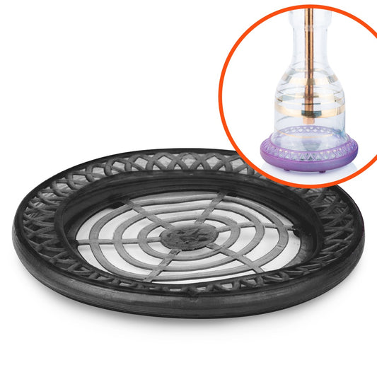 Khalil Mamoon Bowlschoner Black siliconen vaasbeschermer voor shisha en waterpijp onderzijde bescherming