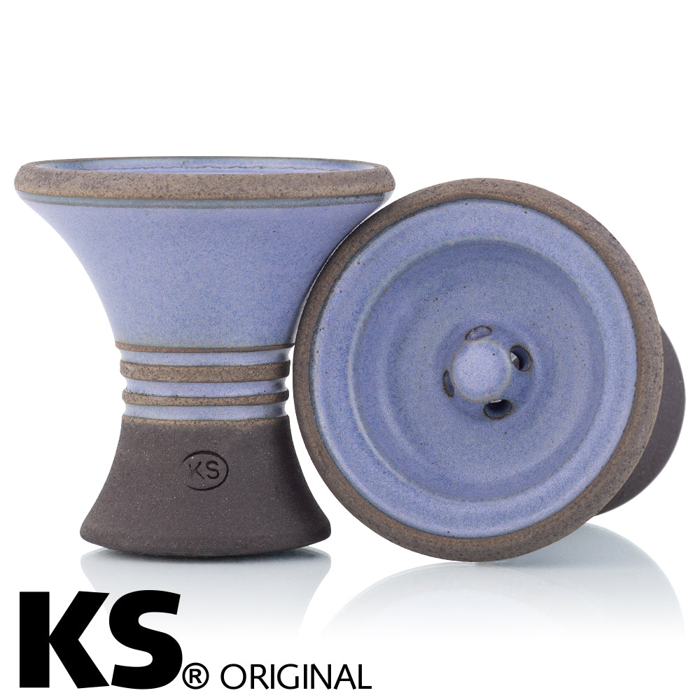 KS Tornado Blue – Handgemaakte Stenen Shisha Tabakskop | KS Original Duitsland - Shisha Smaak