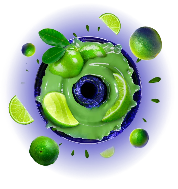 Space Smoke LeLime 125Gr - Shisha Smaak