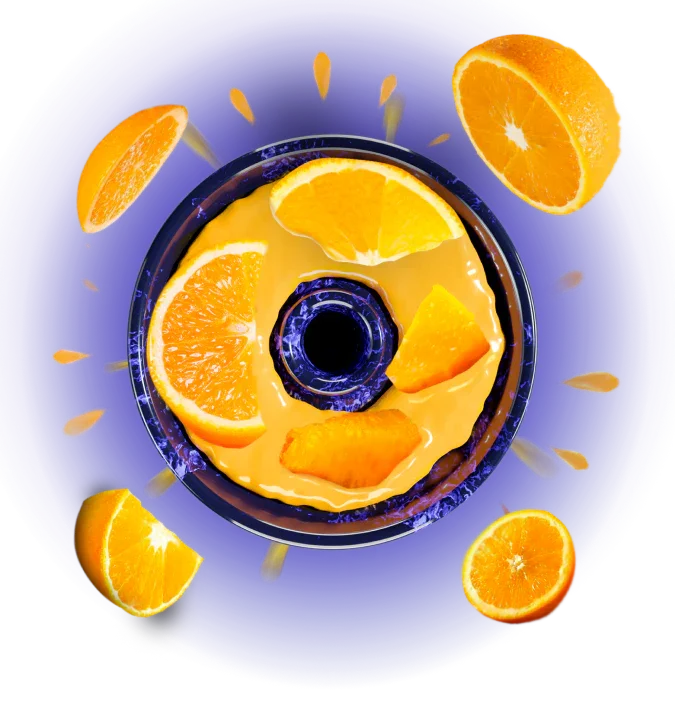 Space Smoke Orange Clouds 125Gr - Shisha Smaak