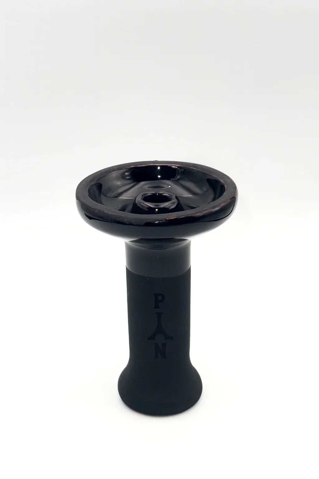 Panama Phunnel Tabakskop Zwart – Keramiek, Glanzende Afwerking - Shisha Smaak