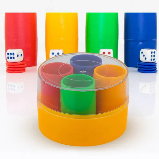 Set Parchi Ludo complete set kokers fiches dobbelsteen