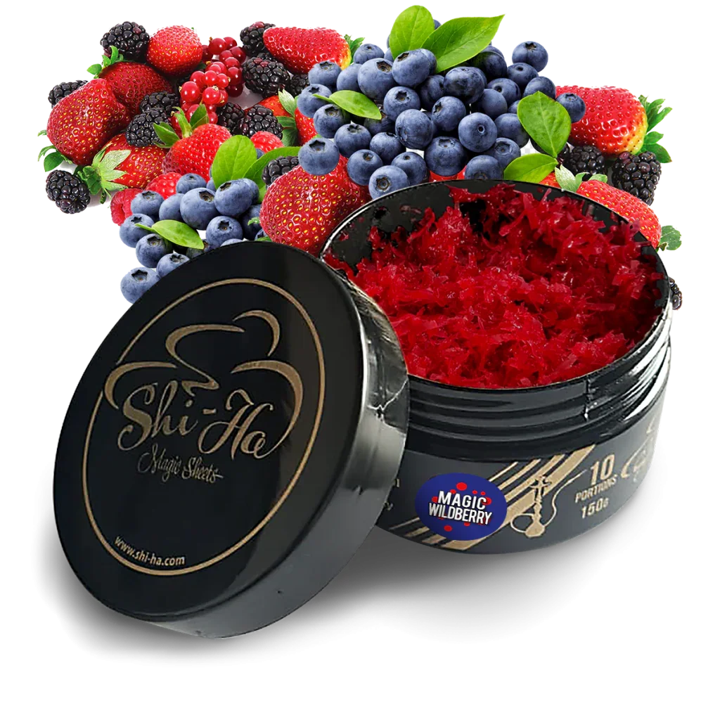 Shi-Ha Magic Wildberry 150gr – Waterpijptabak zonder nicotine | Alternatief voor Adalya Freshberry - Shisha Smaak