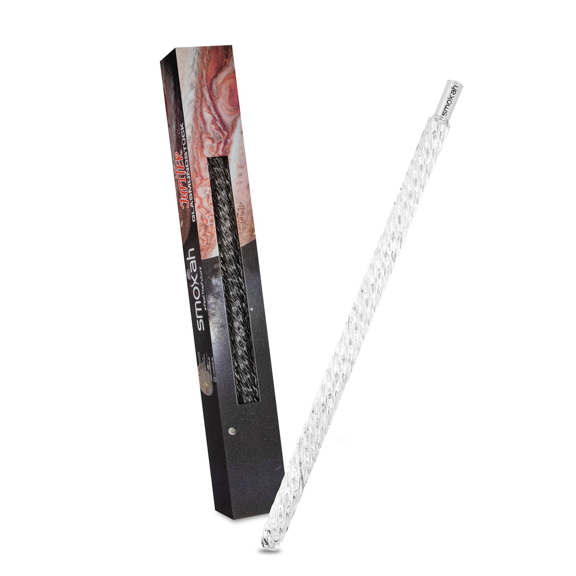Smokah Jupiter Clear glazen mondstuk – transparant glas mondstuk waterpijp