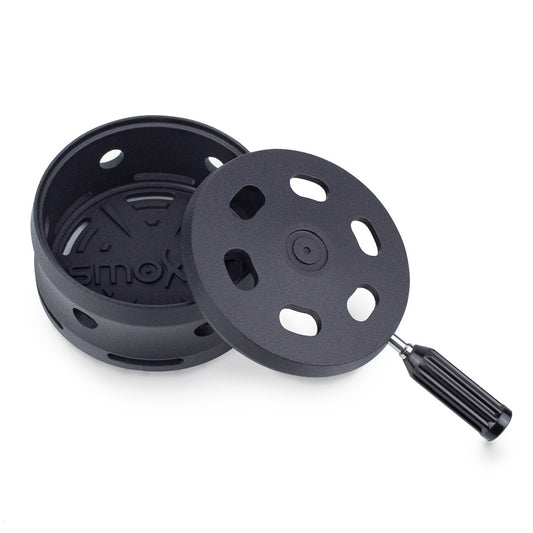 Smokah HMD 2.0 Mat Zwart – heat management device voor shisha, gelijkmatige warmteverdeling en stoere matte afwerking.