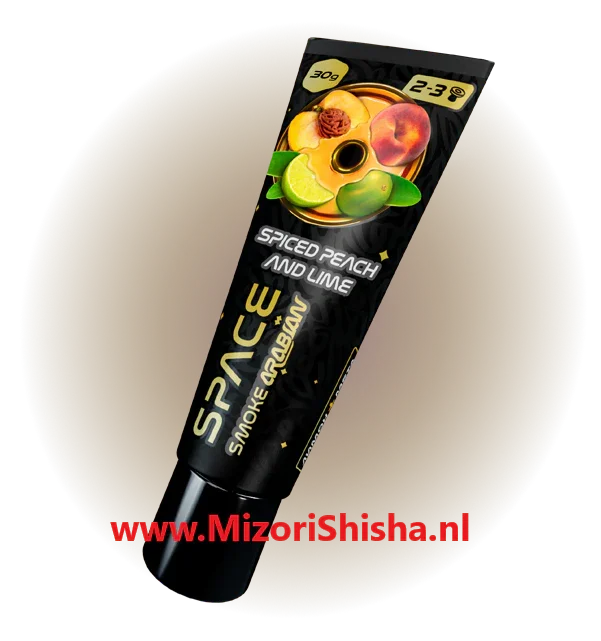 Space Smoke Arabian - Spiced Peach Lime - Shisha Smaak