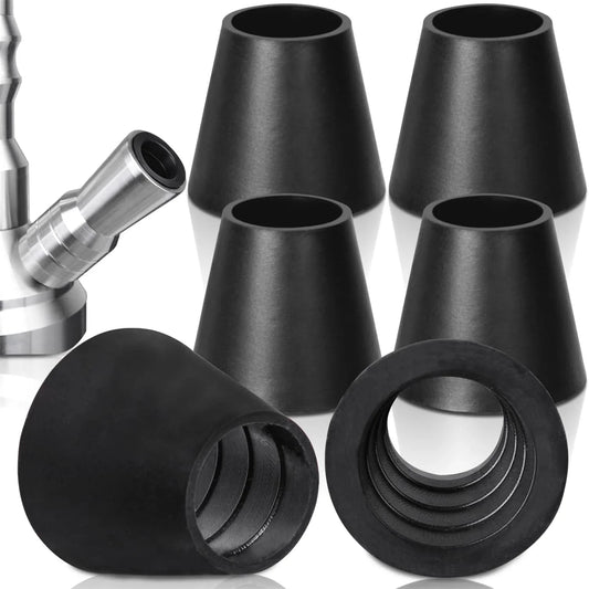 Slangpoort Rubber Zwart - Shisha Smaak