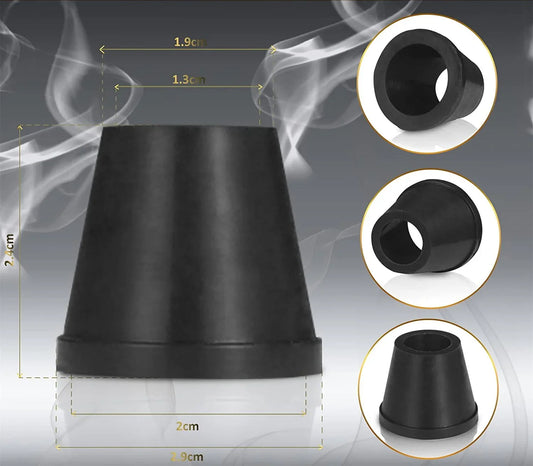 Tabakskop Rubber Zwart - Shisha Smaak