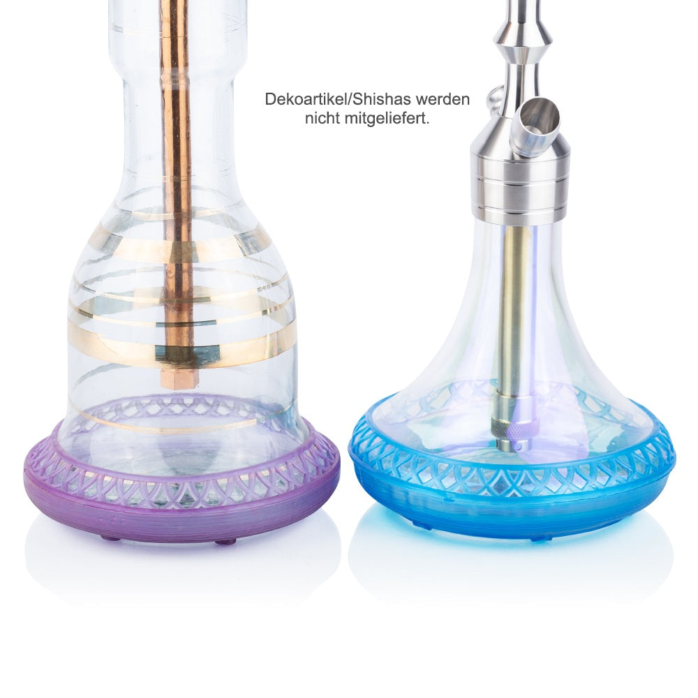 Waterpijp bowlschoner black siliconen beschermring voor onderzijde van shisha vaas of bowl