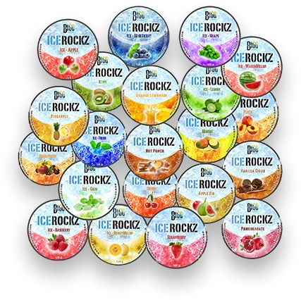 Shisha smaken zonder tabak – BIGG Ice Rockz assortiment