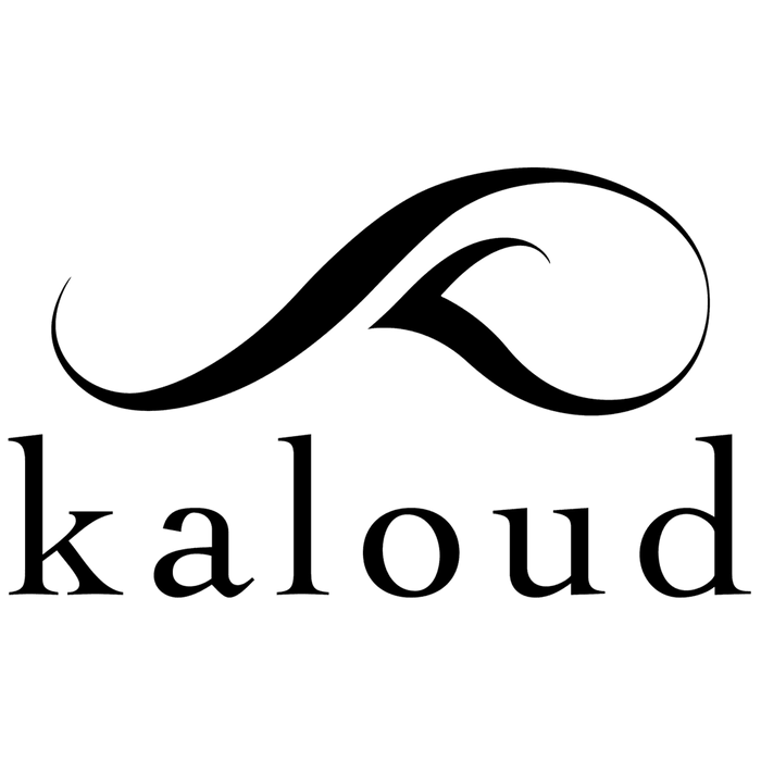 Black Kaloud logo on a green background, the brand behind the Lotus heat management devices.