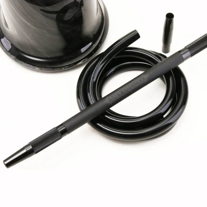Silicone hookah hoses in several colors, suitable for washing.