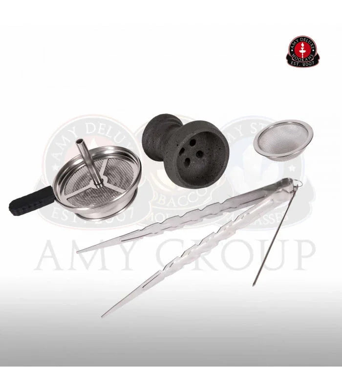 Amy Deluxe 1200 Galactic Steel S - Shisha Smaak